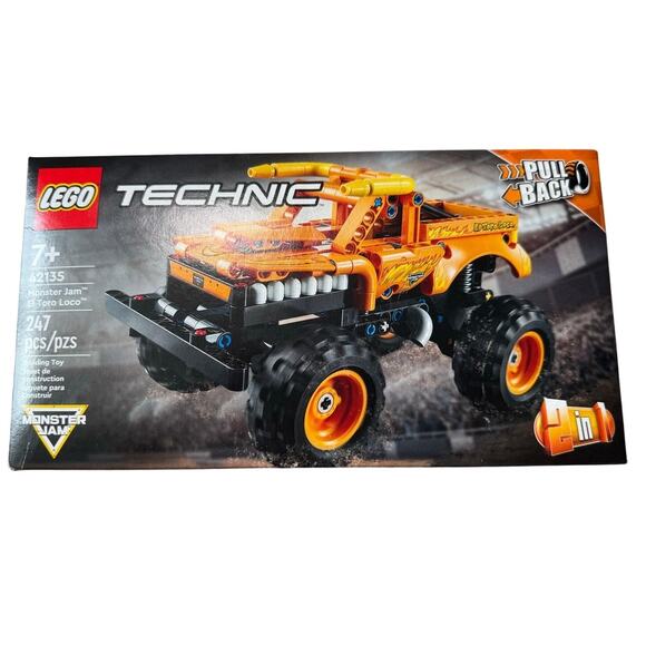LEGO Technic Monster Jam El Toro Loco (42135); 247 Pcs; NEW in BOX! Ages 7+ - Picture 1 of 6
